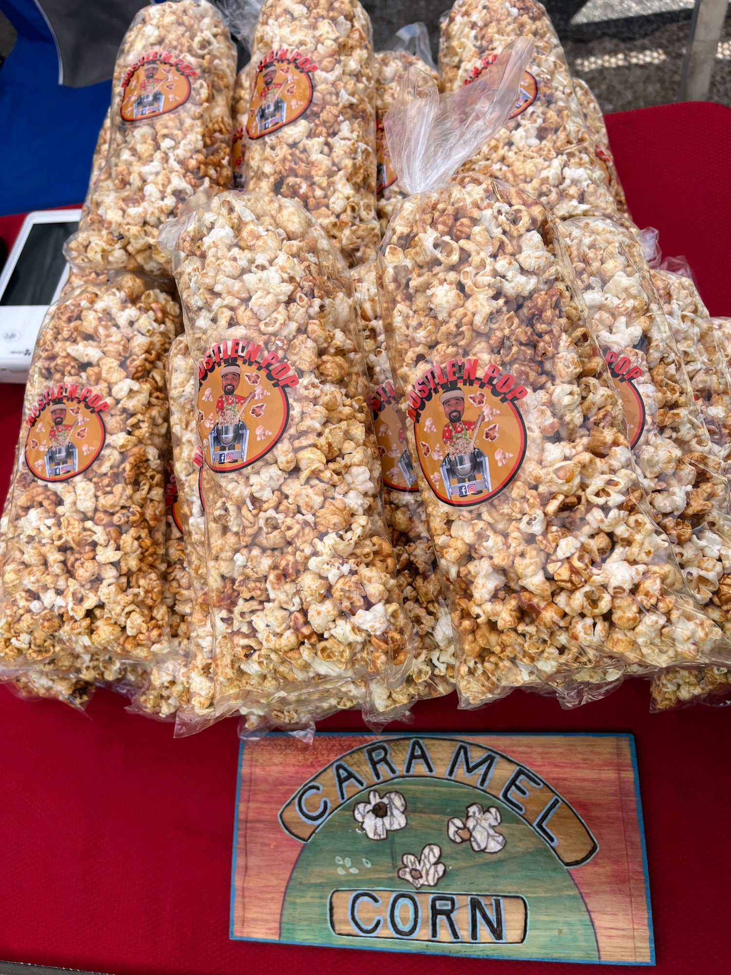 hustle n pop bag of popcorn
